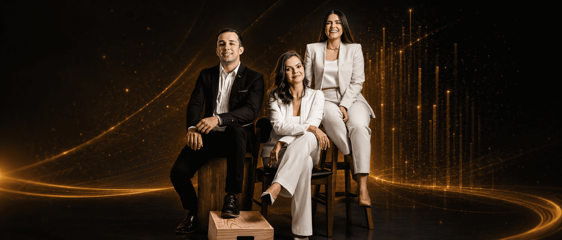 Maiara Ledo, Taynã Rayra e Anderson Modesto